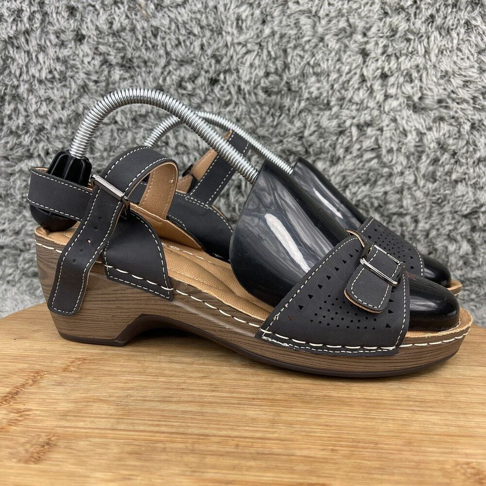 Patrizia by Spring Step Shantay Wedge Platform Sandals Women's 10